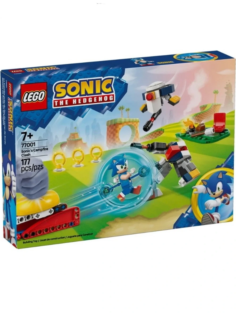 NIB. Lego Sonic The Hedgehog Sonic’s Campfire Clash Playset